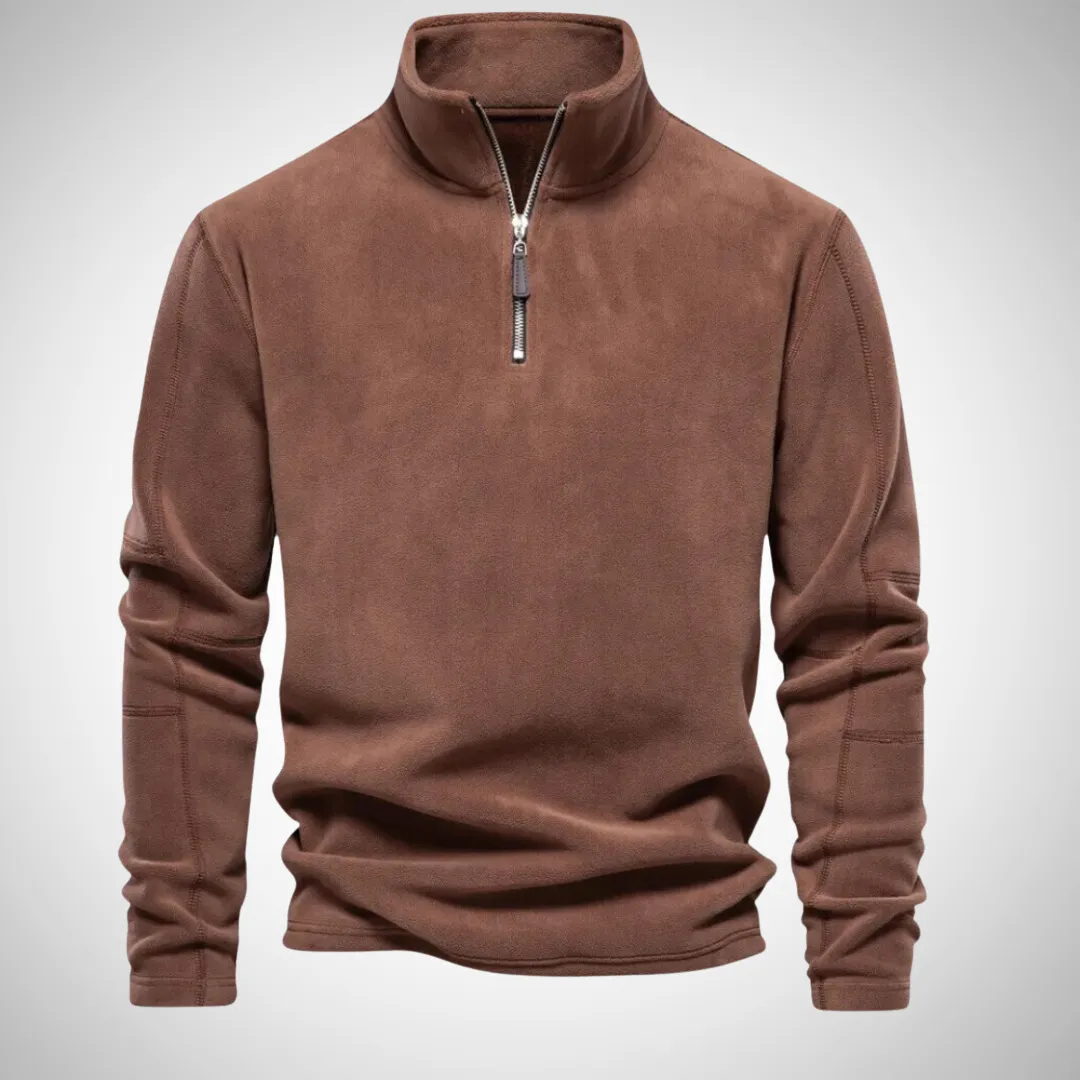 Brandon Quarter Zip Fleece Sweater