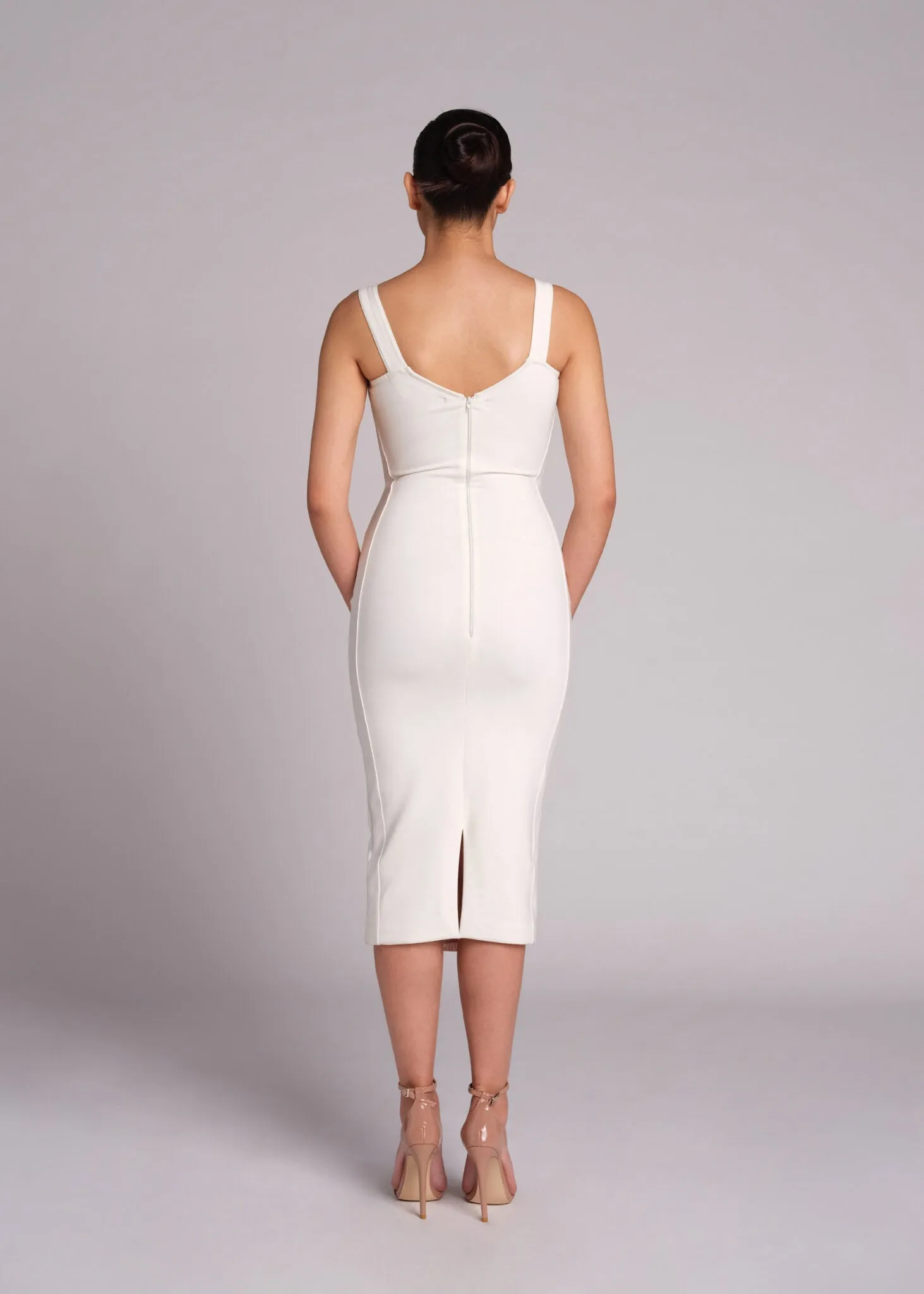 Chic Lace Bandage Bodcon Dress