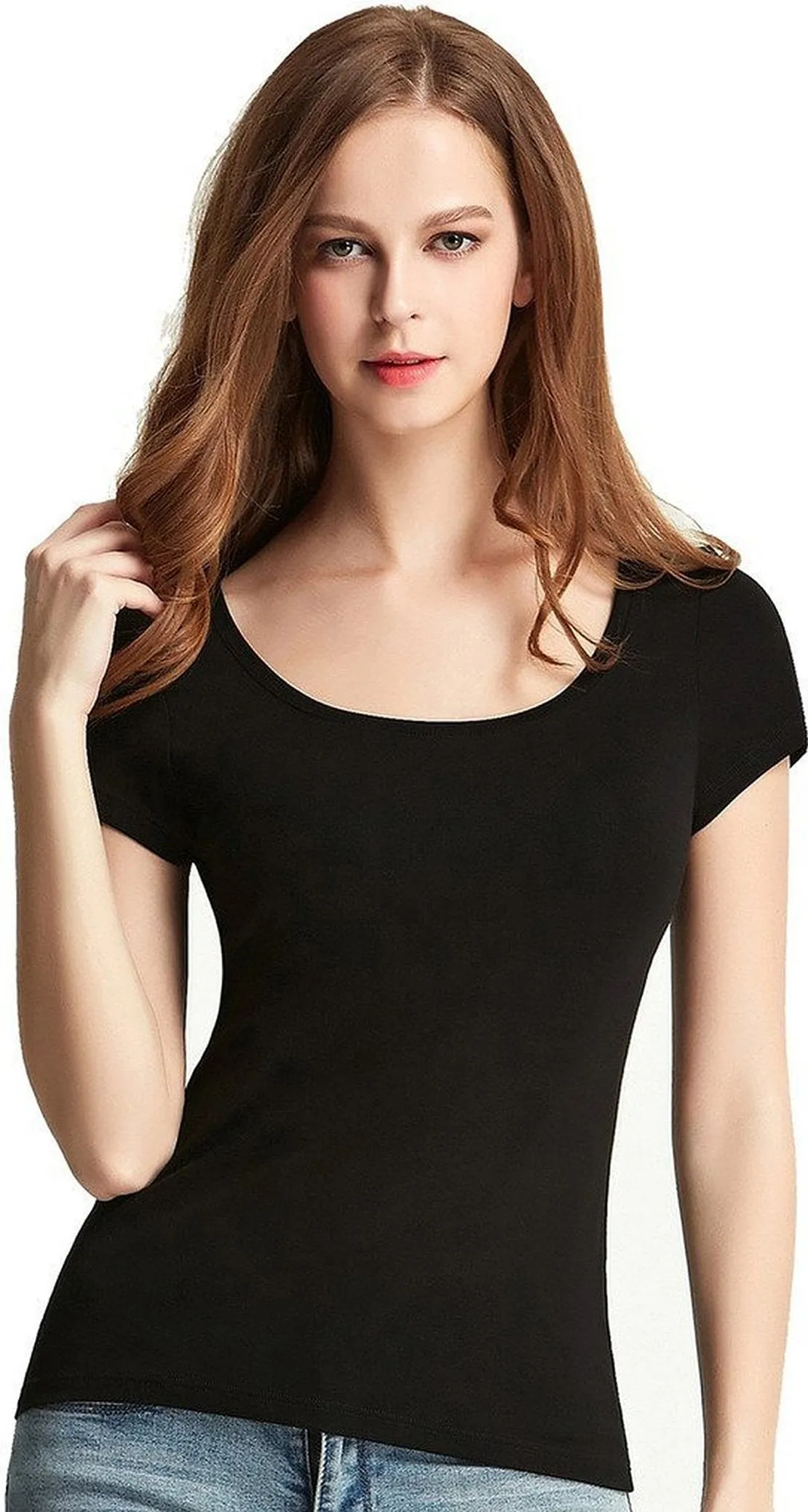 Fashion Line Women's T-Shirt (Newtops_M_Black)