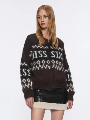 Jacquard Cardigan