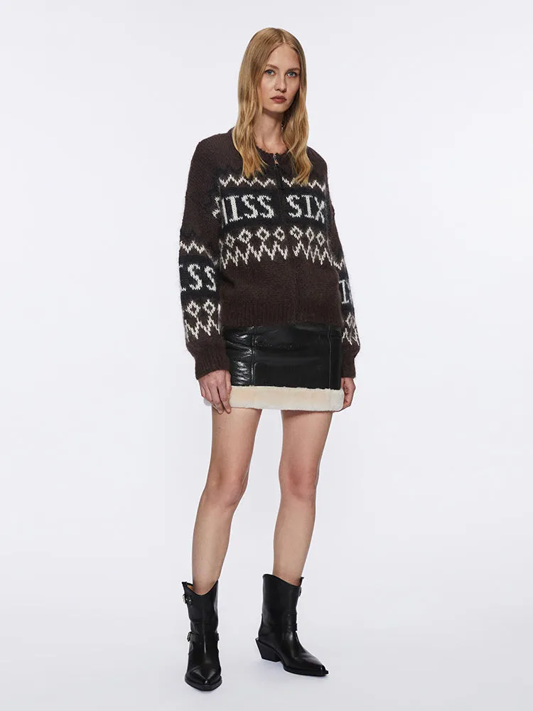 Jacquard Cardigan