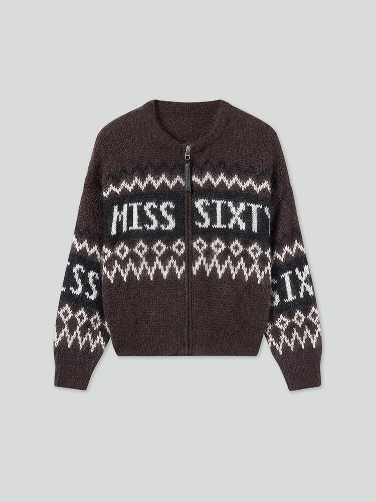 Jacquard Cardigan