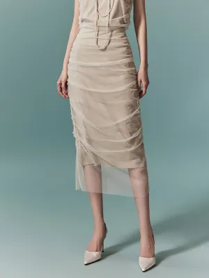 SK2739 Mesh Skirt