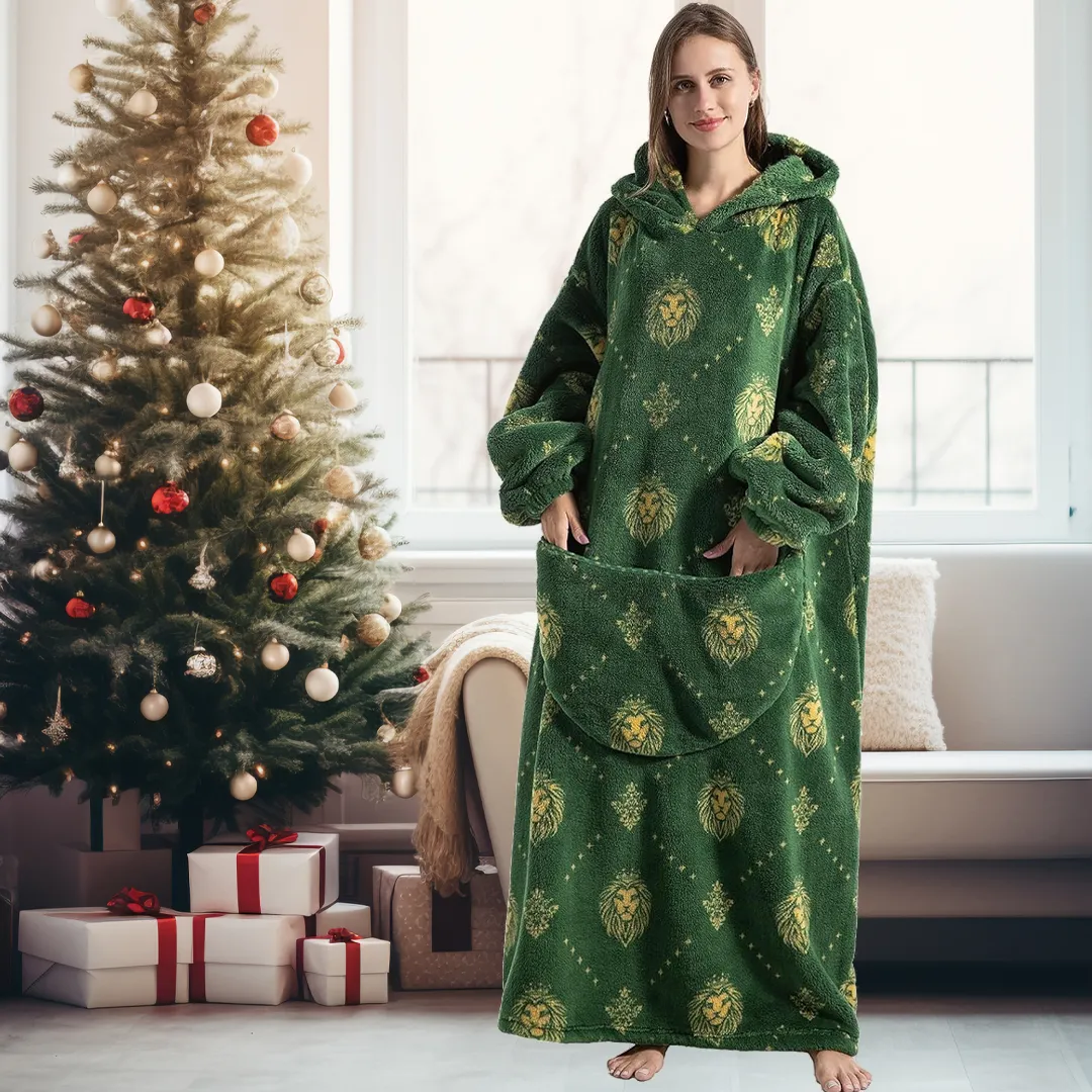 Soft Warm Adults Blanket Hoodie