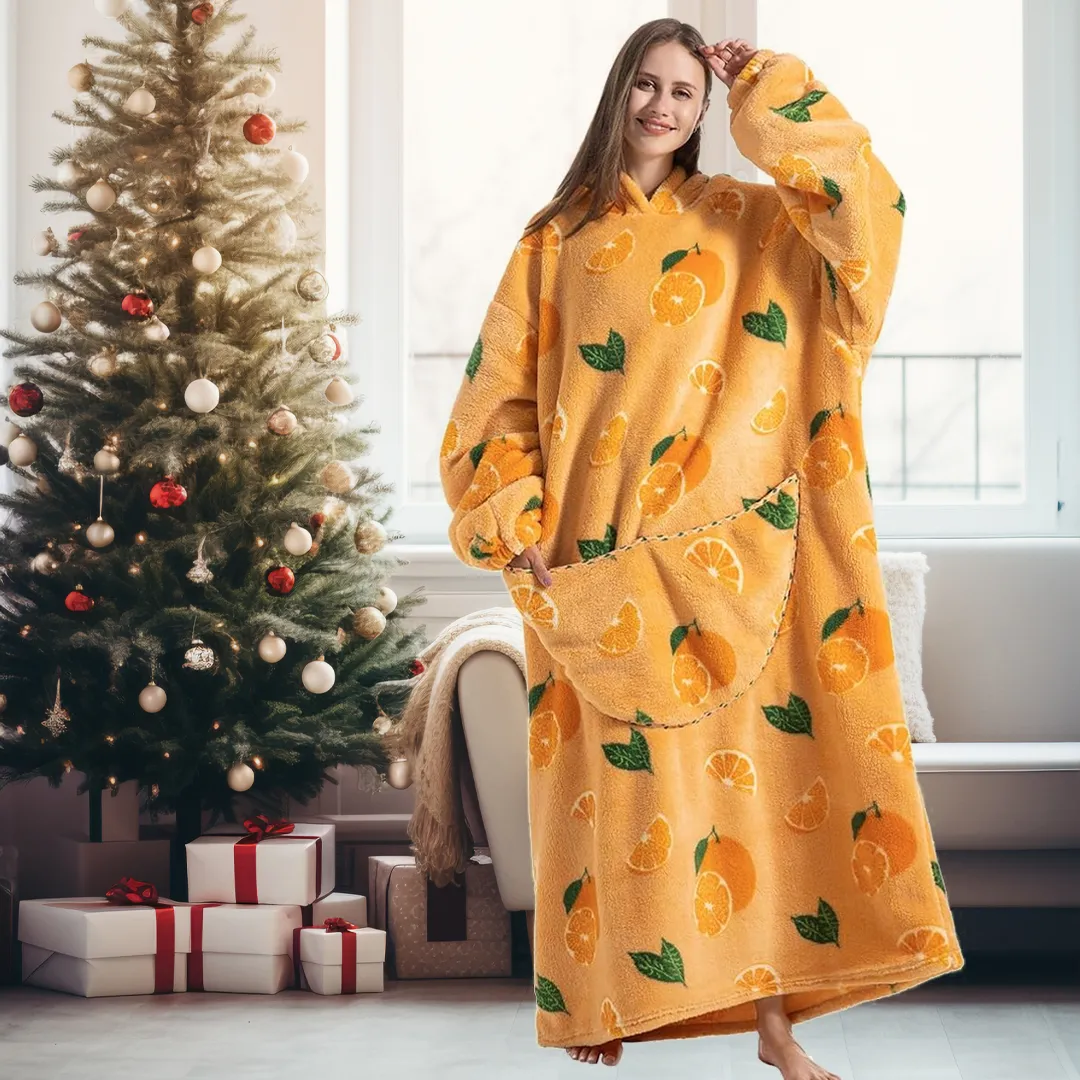 Soft Warm Adults Blanket Hoodie