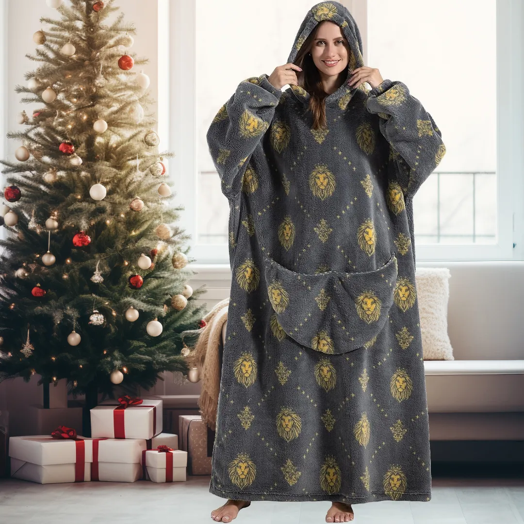 Soft Warm Adults Blanket Hoodie