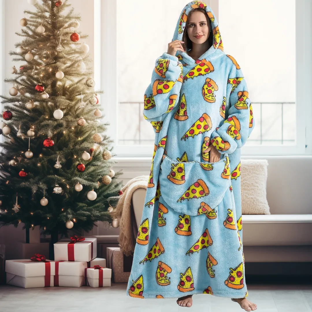 Soft Warm Adults Blanket Hoodie