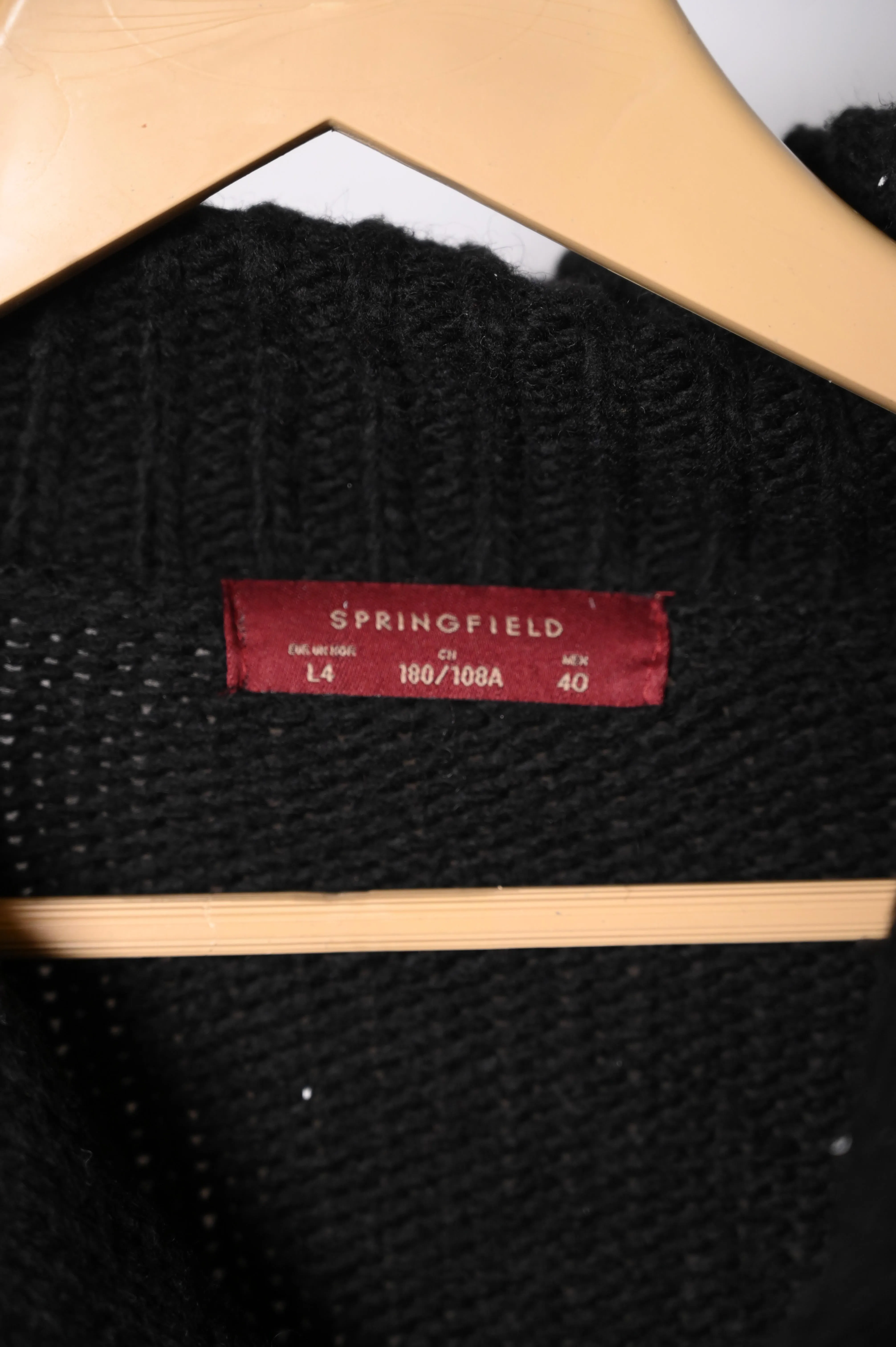 Springfield Black, Grey, and White Sweatshirt - Large